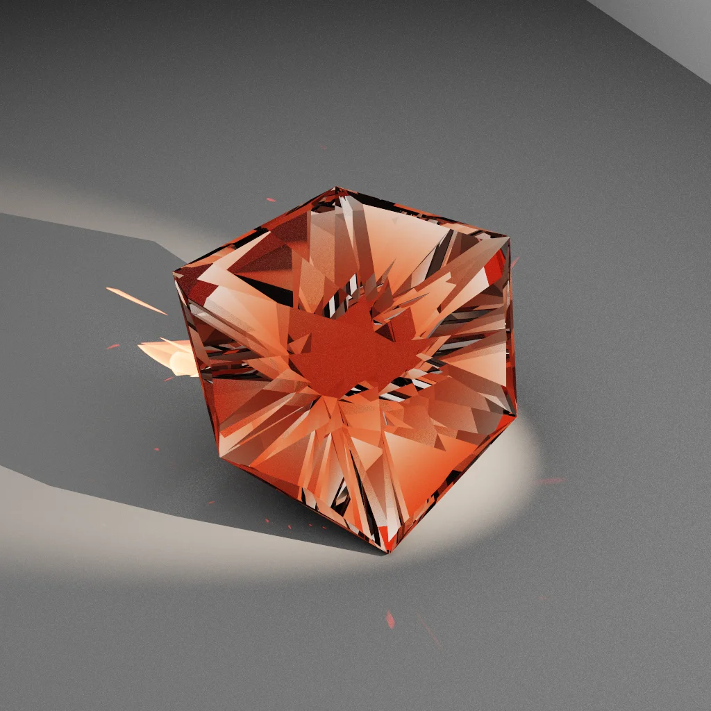 Onyx Cascade 747 — Shield Quartz & Amethyst faceting diagram