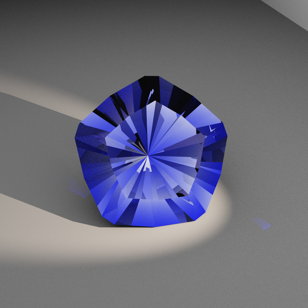 Ethereal Brilliance 471 — Truncated Cushion Pentagon Beryl, Emerald & Aquamarine faceting diagram
