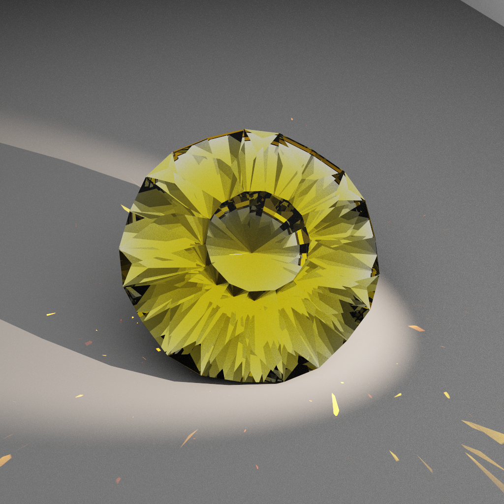 Radiant Scepter 602 — Truncated Cushion Heptagon Moissanite faceting diagram