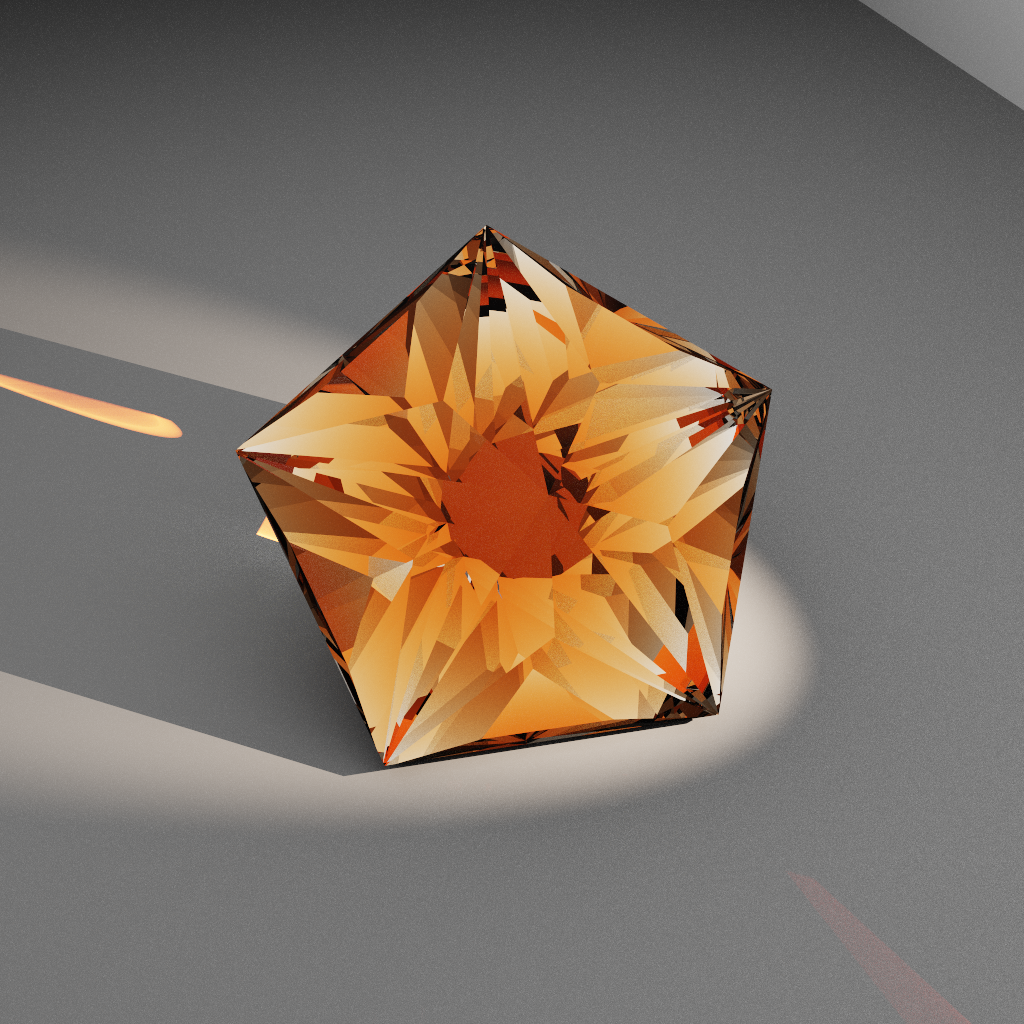 Sable Brilliance 323 — Pentagon Beryl, Emerald & Aquamarine faceting diagram