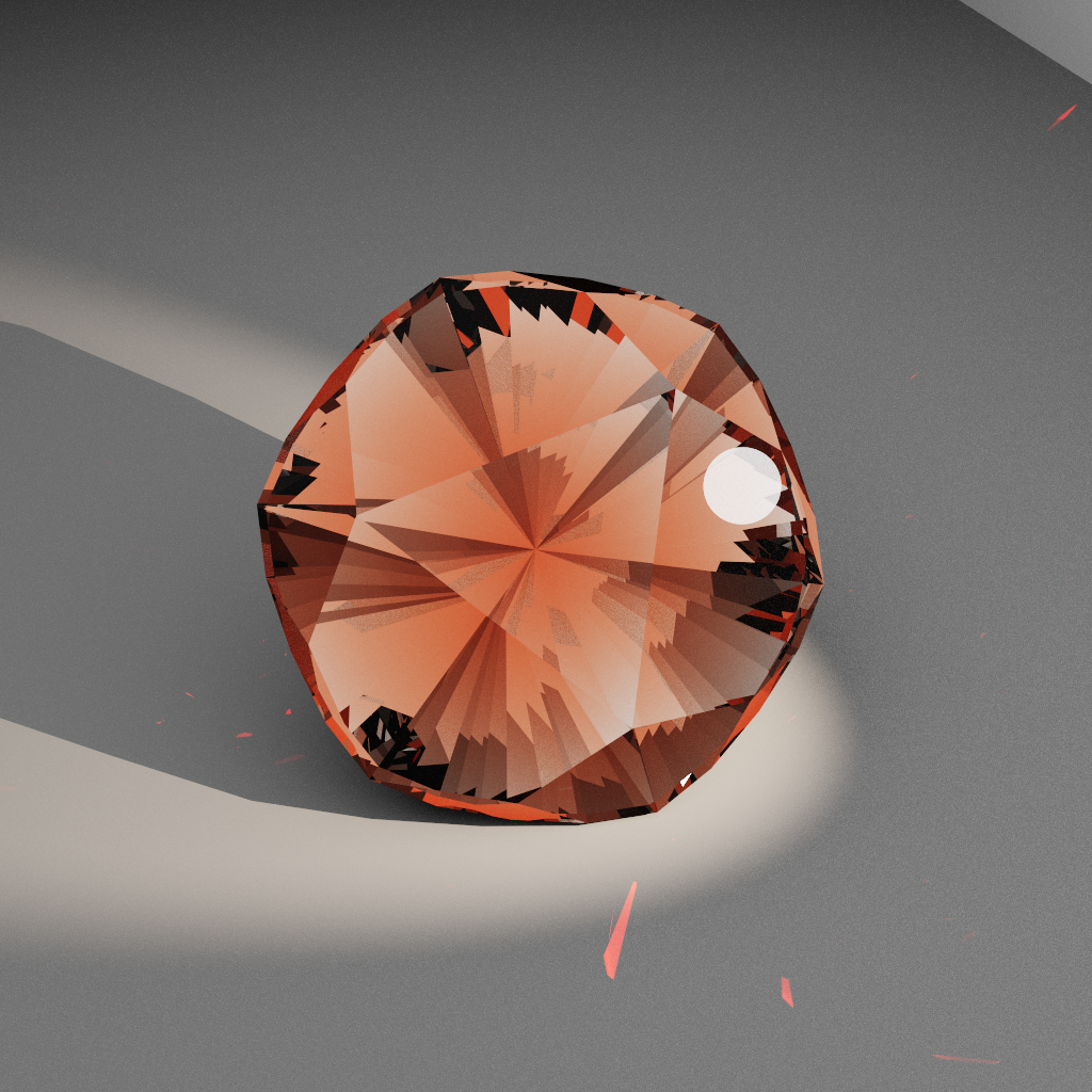 Arcane Crest 199 — Cushion Hexagon Cubic Zirconia (CZ) faceting diagram