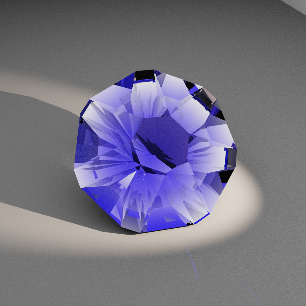 Incandescent Fissure 697 — Truncated Heptagon Quartz & Amethyst faceting diagram