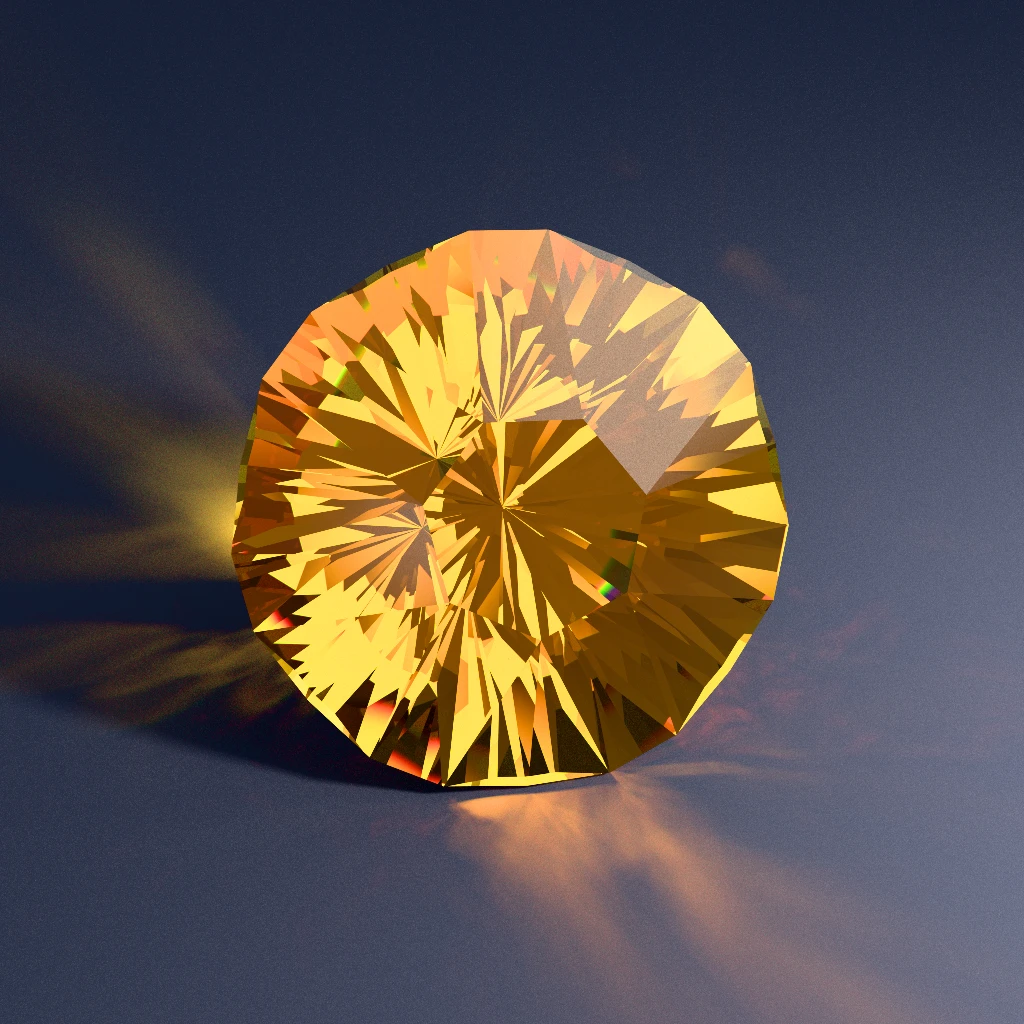 Ethereal Plume 527 — Truncated Cushion Heptagon Sapphire & Ruby faceting diagram