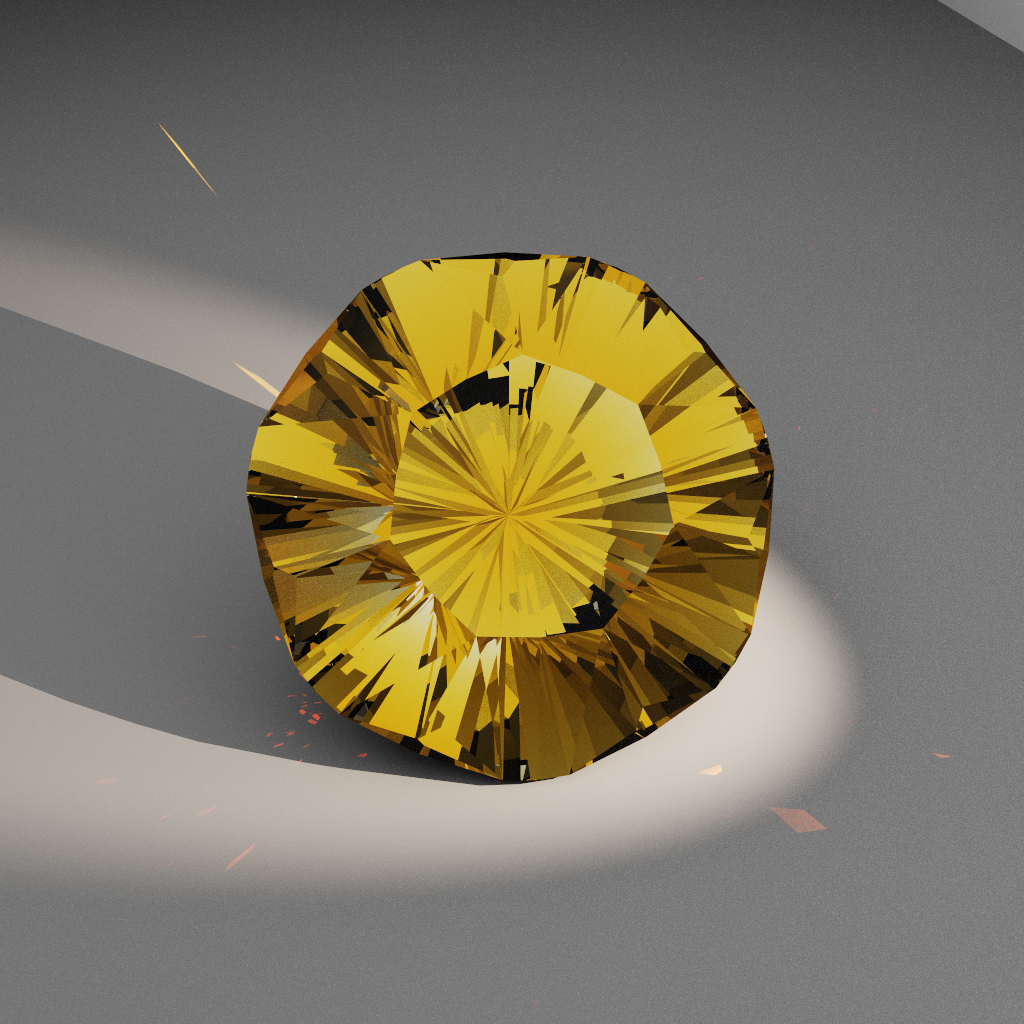 Polished Legacy 565 — Cushion Heptagon Cubic Zirconia (CZ) faceting diagram
