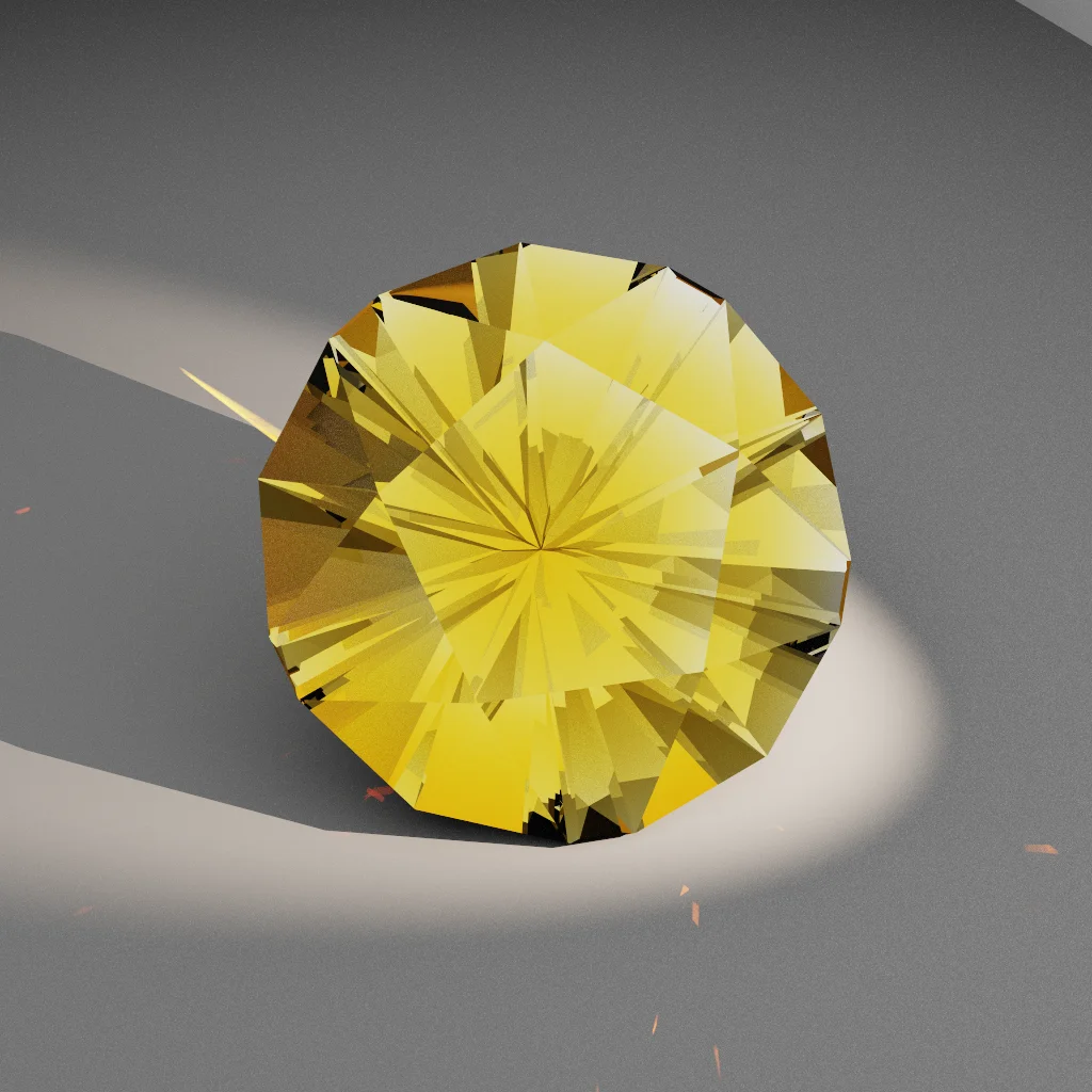 Glacial Whisper 286 — Truncated Cushion Pentagon Spinel & Garnet faceting diagram